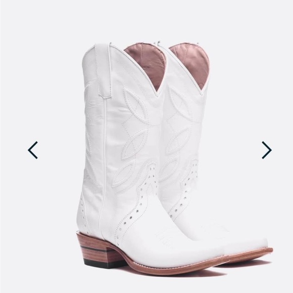 NEW White Western Cowboy Boots - Picture 2 of 5